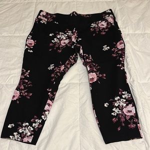 Torrid floral dress pants